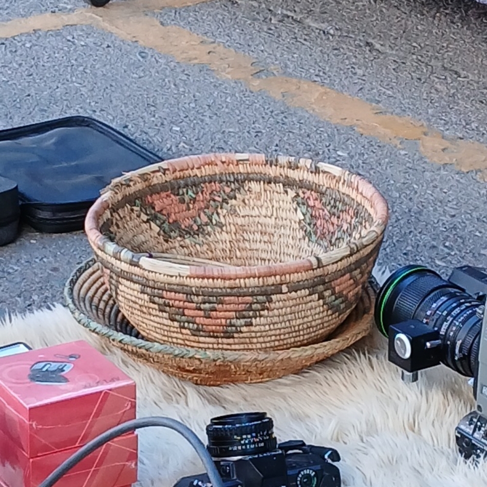 Handwoven Tribal Basket